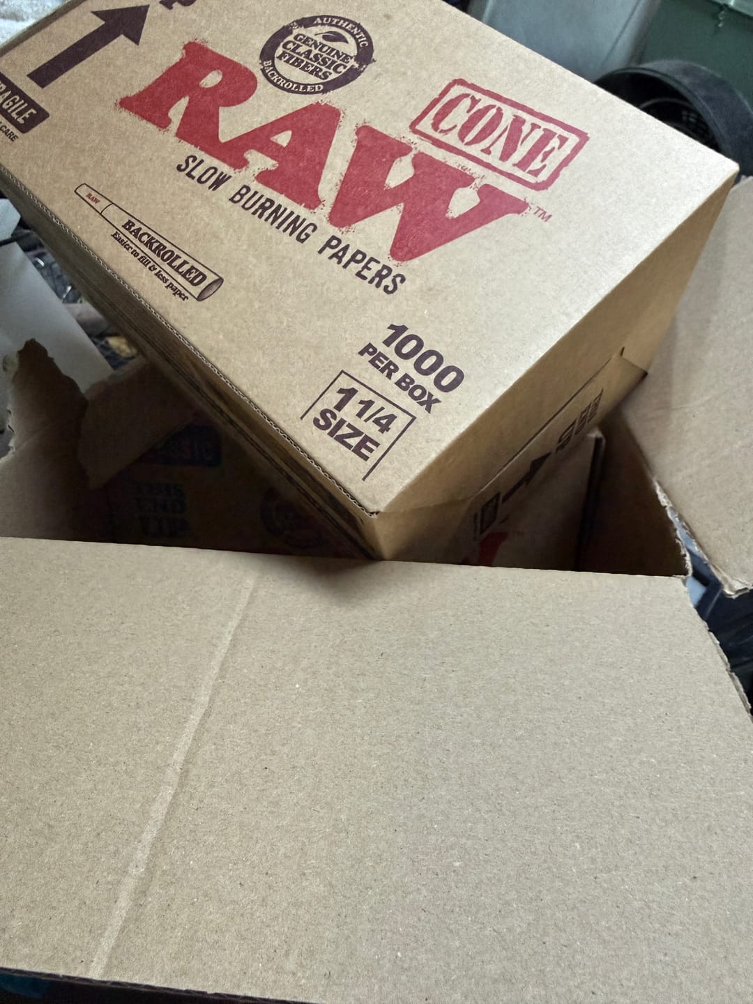 Customer photo review of RAW Classic 1 1/4 Size: 1000 Cones
