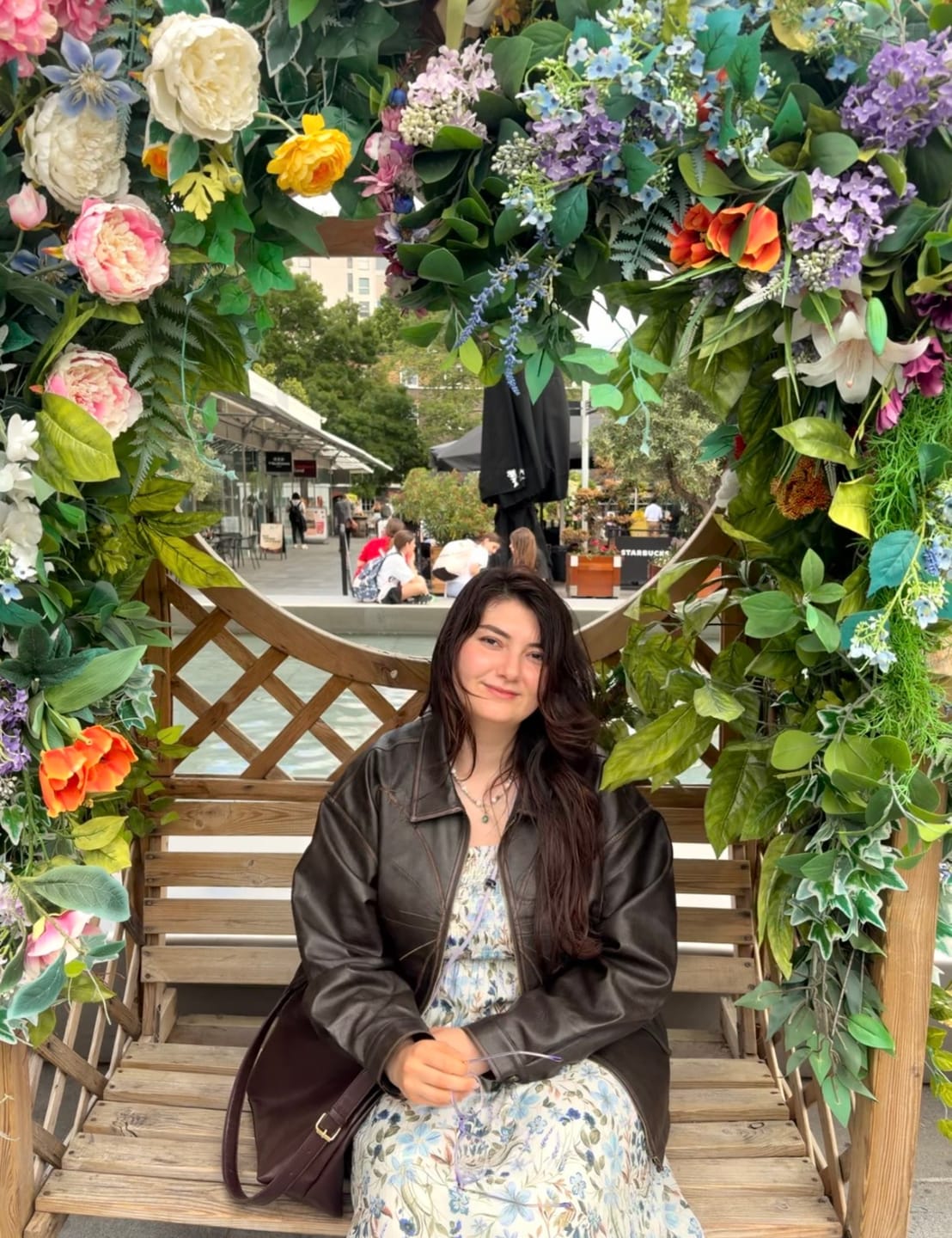 Customer photo review of Aelfric Eden Butterfly Faux Leather Jacket