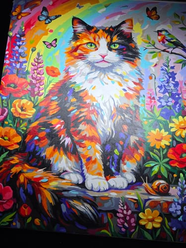 Customer photo review of Whimsical Cat Bloom