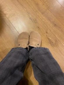 Customer photo review of Mule Confort Suede - Breya
