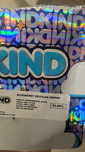 Blueberry Zkittles - Indoor - 4 Grams - Indica photo review