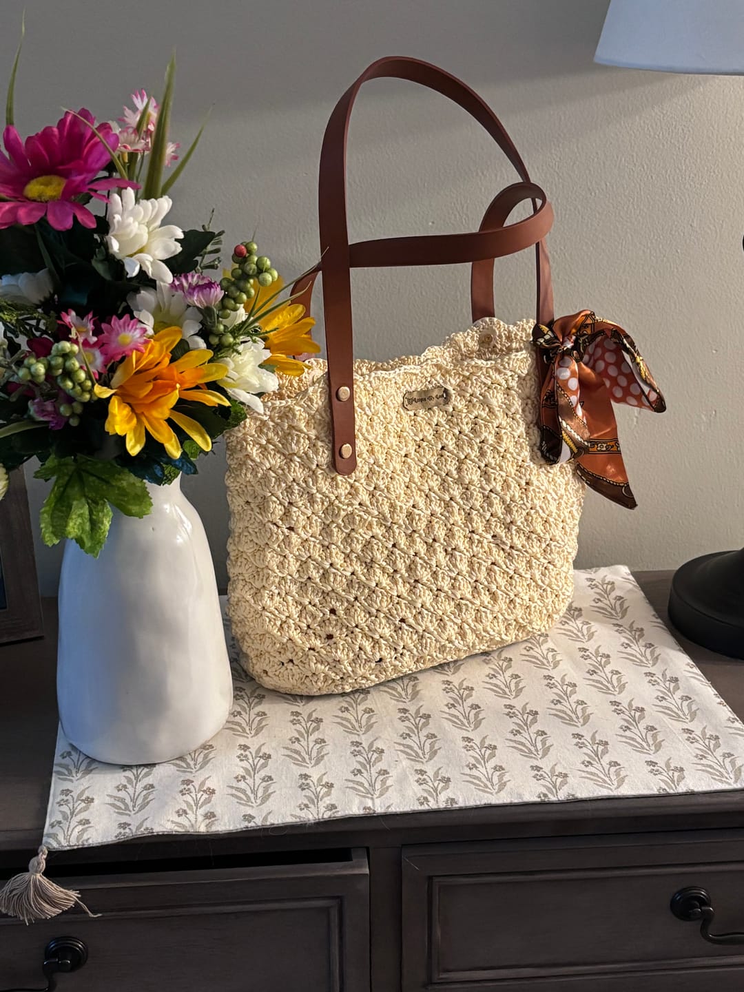 Customer photo review of Aveline crochet Shoulder Bag Kit