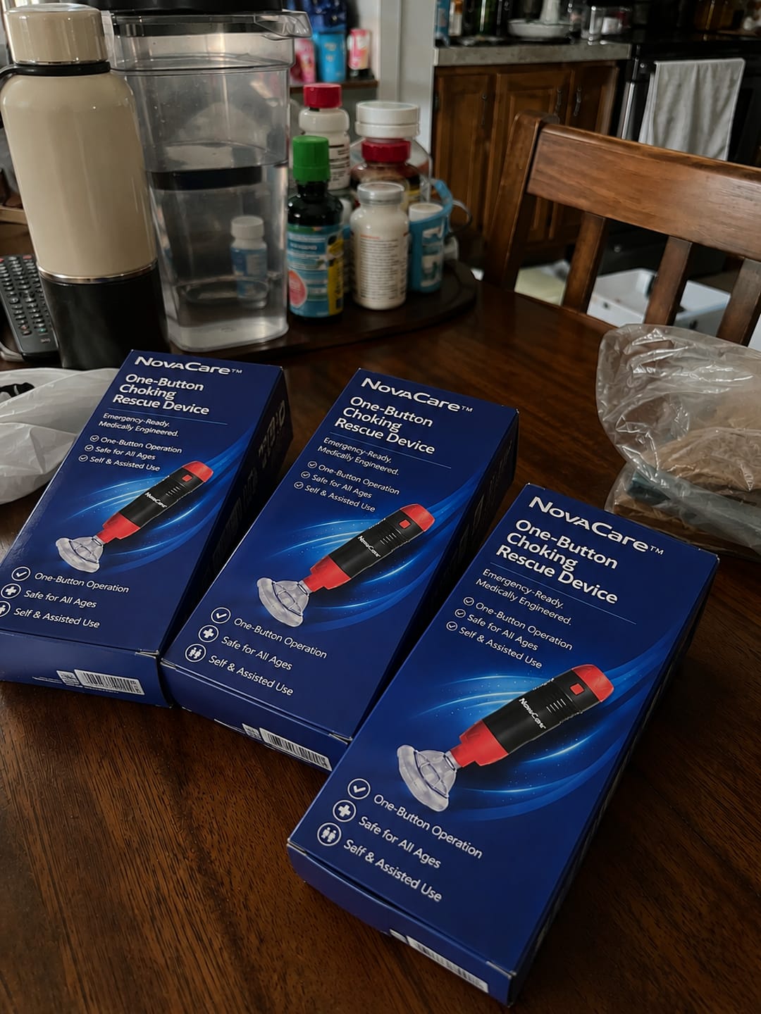 Customer photo review of NovaCare™ One-Button Anti-Choking Device