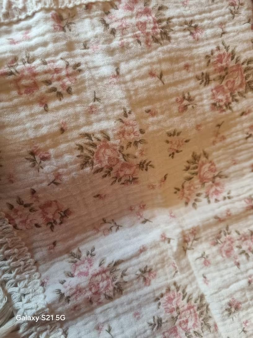 Customer photo review of Cotton Comfort Baby Blanket