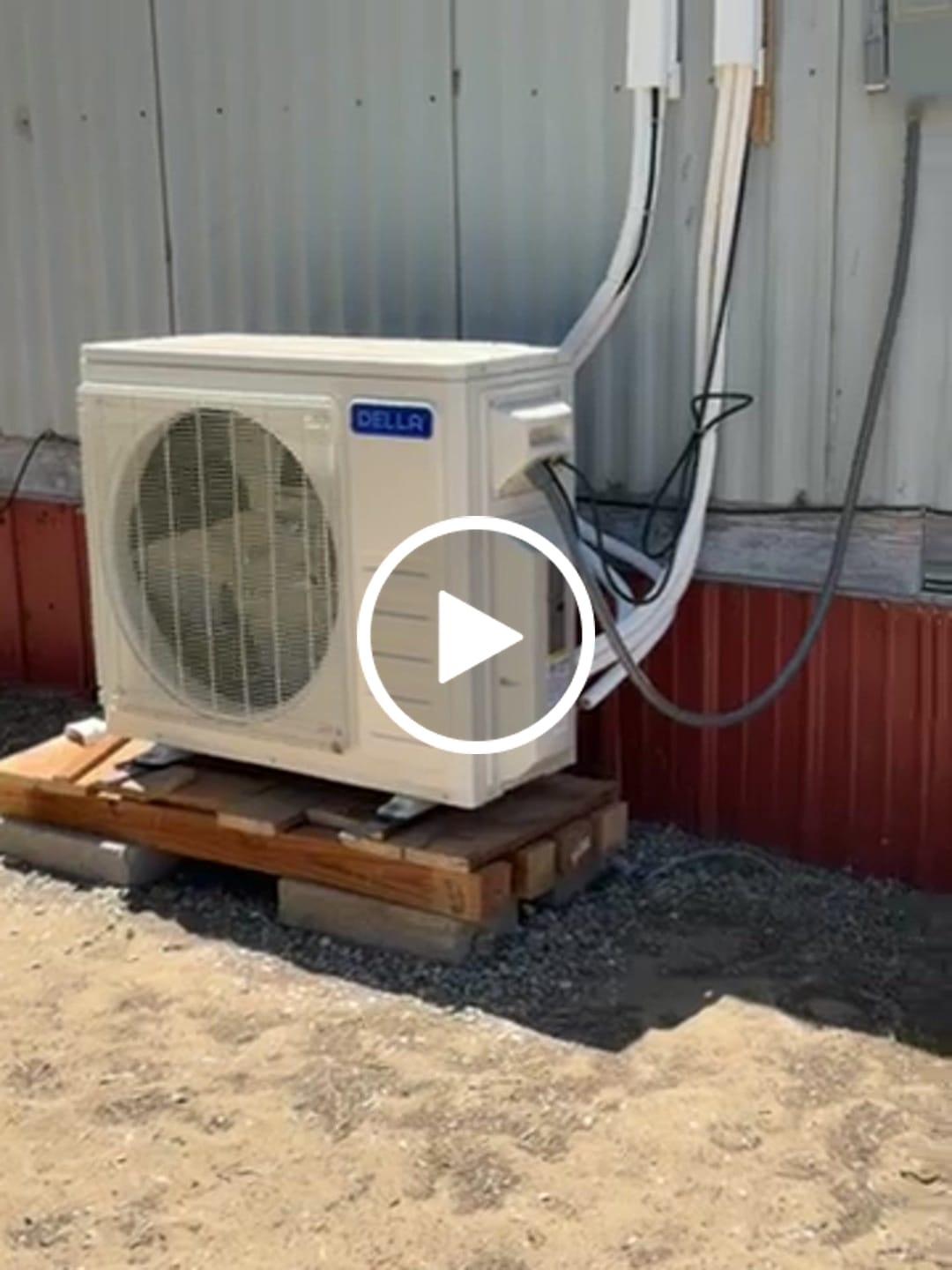 Customer video review of DELLA Vario Series 28000 BTU Dual Zone Mini Split AC (9k+18k) - Up to 1400 Sq.Ft.
