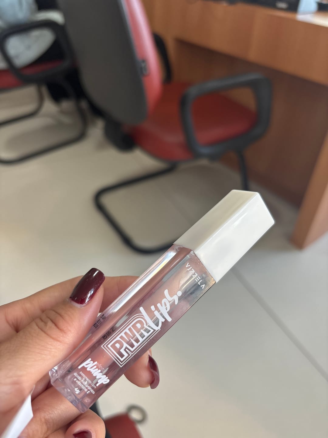 Customer photo review of Power Lips Top Coat Vizzela