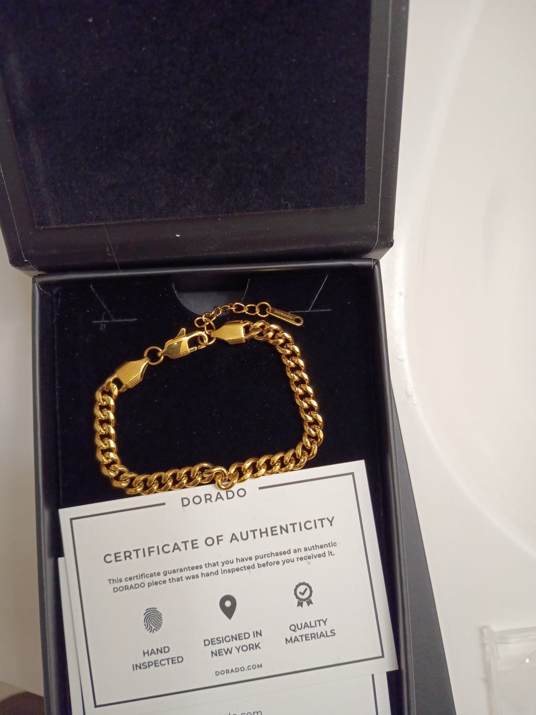 Customer photo review of Cuban Link Bracelet - 5mm