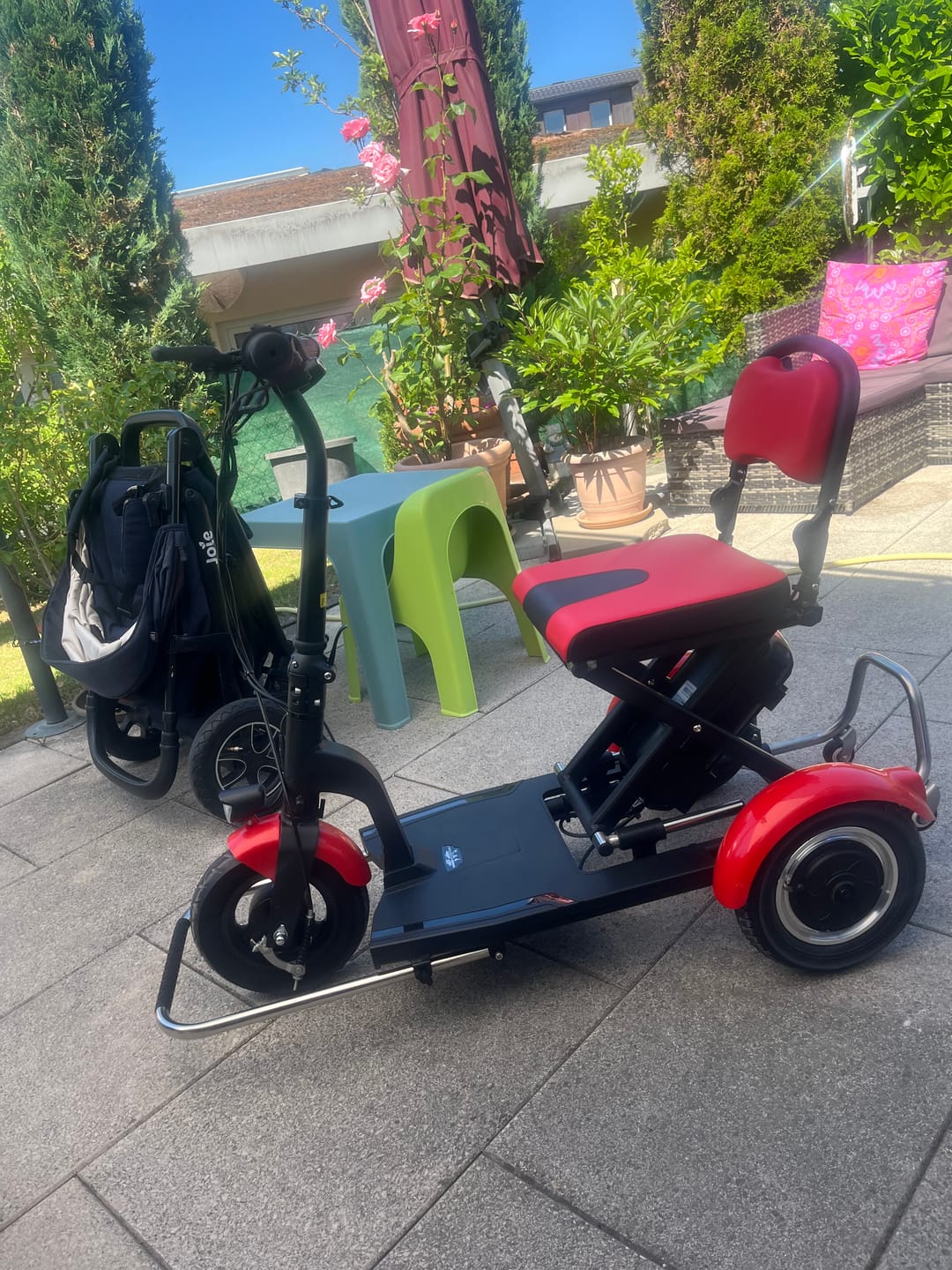 Customer photo review of VITALWORXX VITALROLLER - Faltbares Elektromobil - Führerscheinfrei