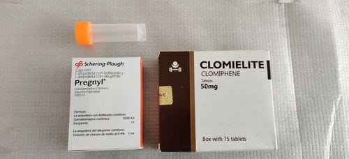 Customer photo review of Paquete Post-ciclo para principiantes o intermedios | Gonadotropina (HCG), & Clomifeno