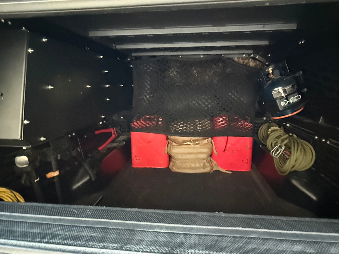 Customer photo review of OPENROAD Truck Cap Storage Box
