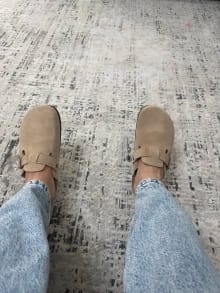 Customer photo review of Mule Confort Suede - Breya