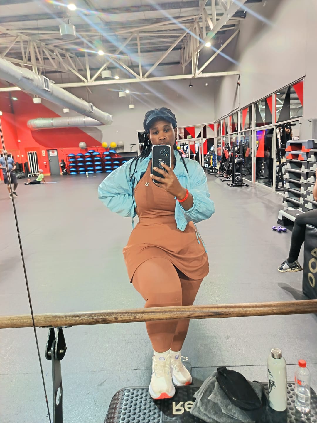 Customer photo review of High-Waist Kick Flare Leggings
