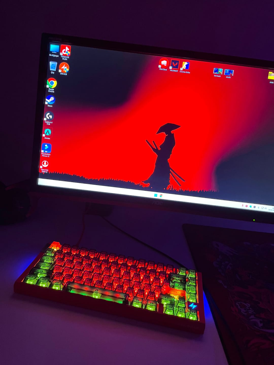 Customer photo review of ATK RS7 Air Klavye (Manyetik Switch / HE)