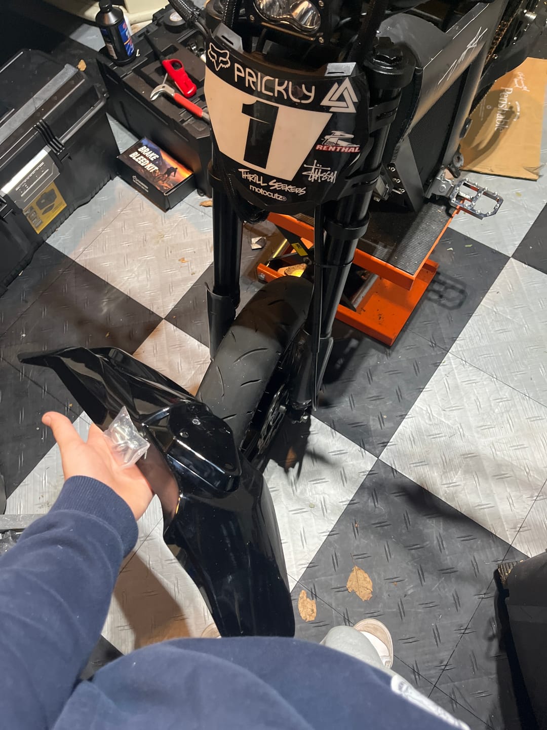 Customer photo review of Talaria Front Fender