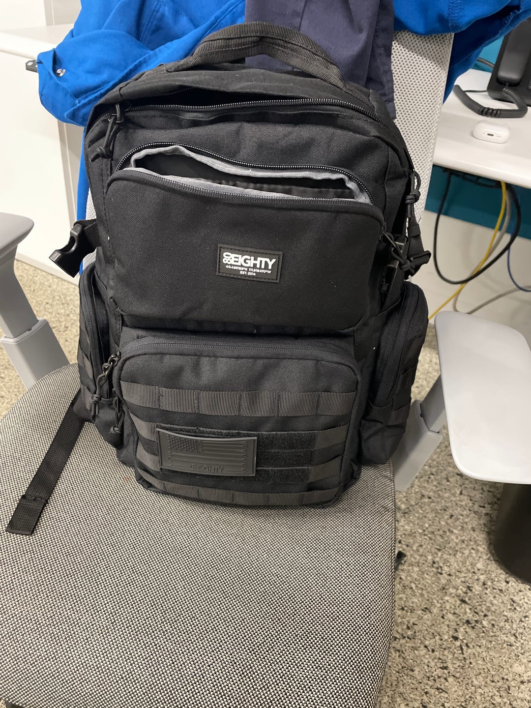 Customer photo review of 80Eighty® Commando Raven Backpack