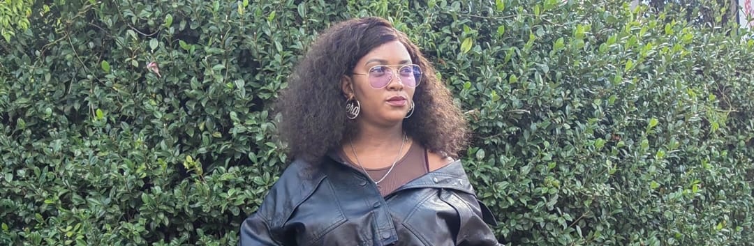 Customer photo review of Silver Luxe Mini Logo Hoops
