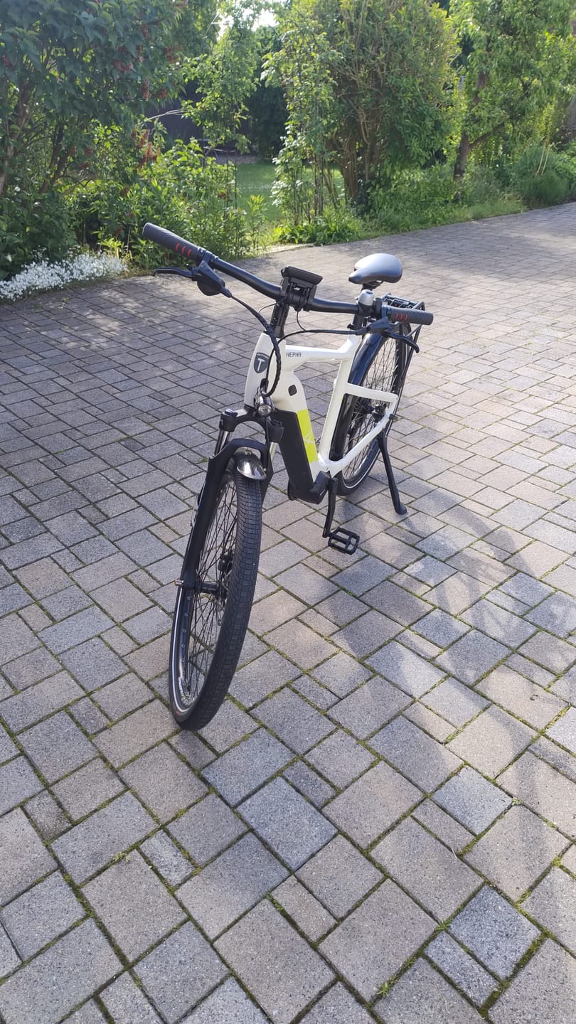 Customer photo review of XLC Bicycle mirror MR-K11 - outer clamping, left