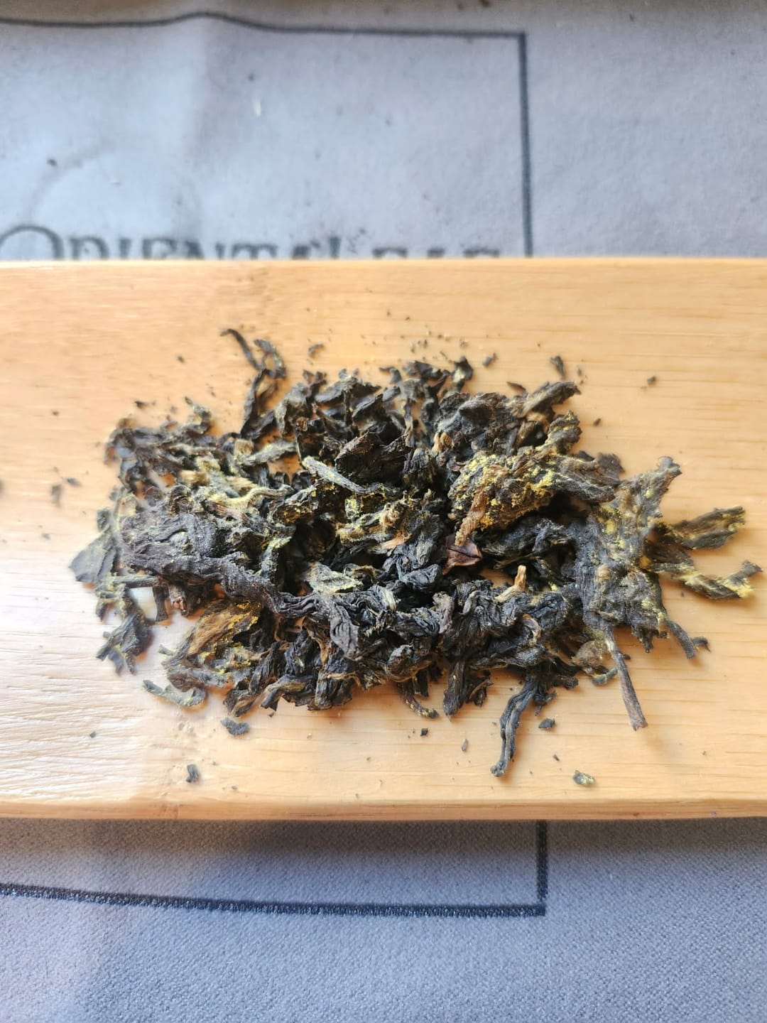 Customer photo review of 1958 Premium Golden Flower Fu Brick Tea | 5-Year Aged Yunnan Dark Tea
