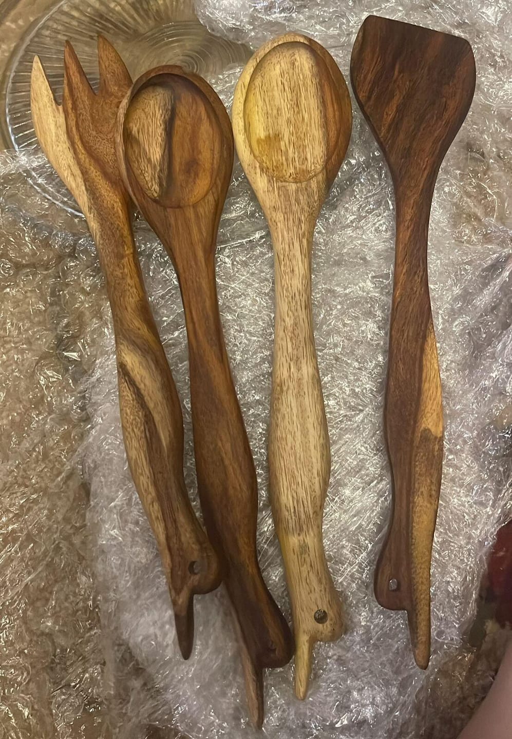 Customer photo review of Wooden Cooking Spoons