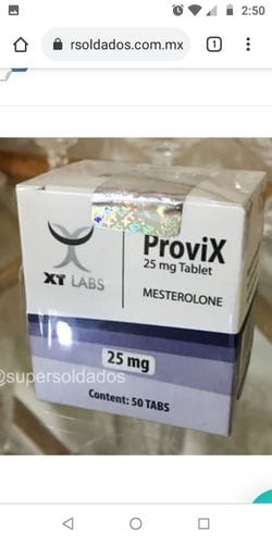 Customer photo review of PROVIX | Proviron (Mesterolona) 25mg 60 tabs