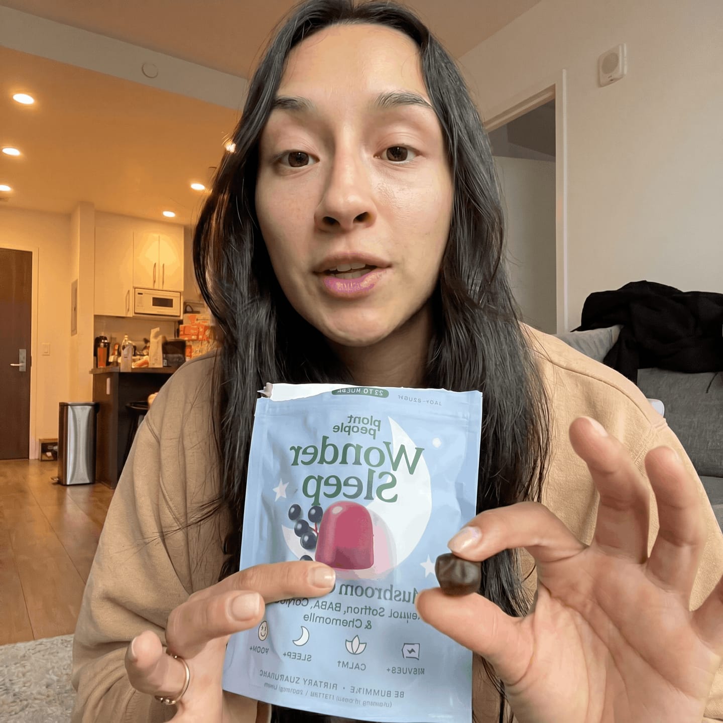 Customer photo review of WonderSleep Gummies