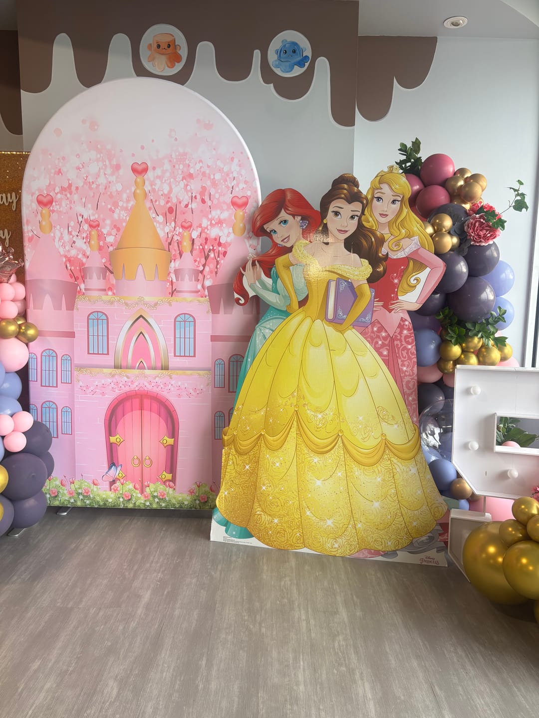 Customer photo review of Customization Birthday Wedding Baby Shower Bridal Decade Party Arch Backdrop Wall Cloth Cover