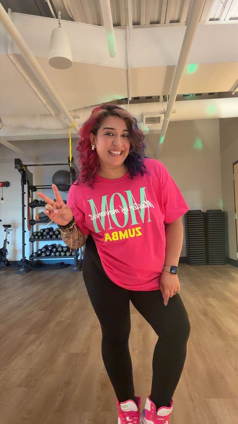 Customer photo review of Zumba Mothers Day Tee