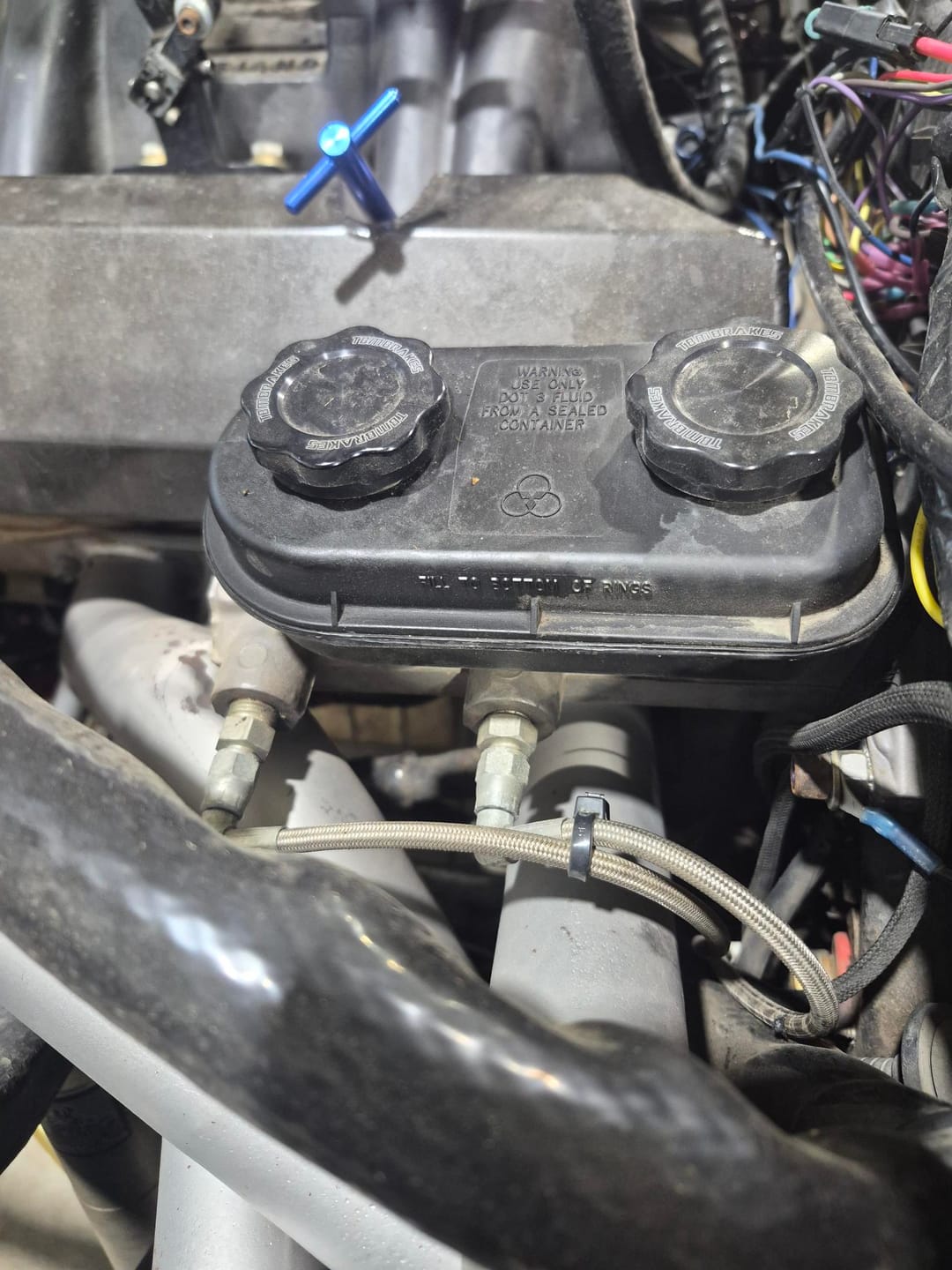 Customer photo review of TBM Modular Master Cylinder Billet Reservoir Cap (Mopar Style)