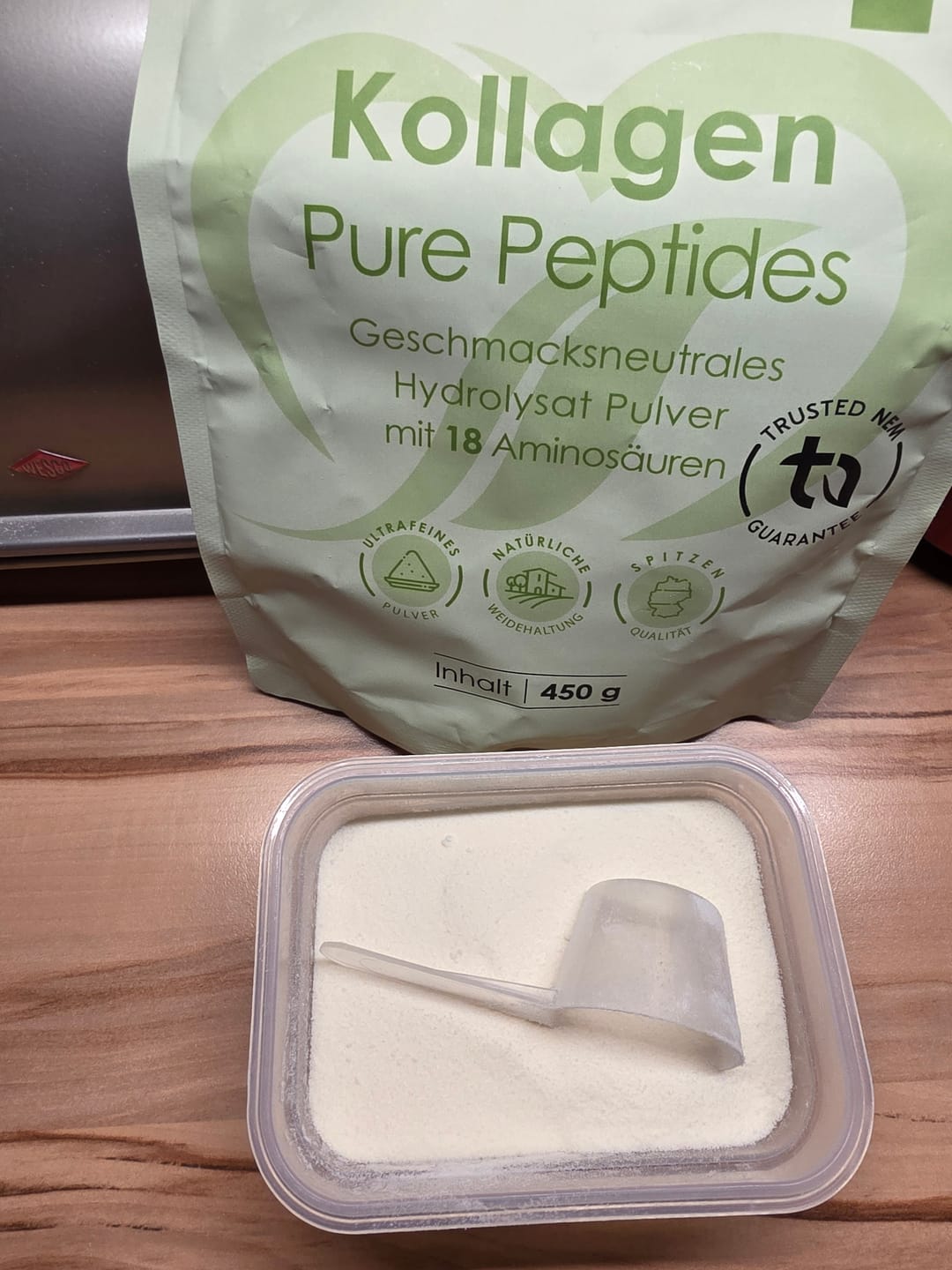 Customer photo review of Kollagen Pure Peptides
