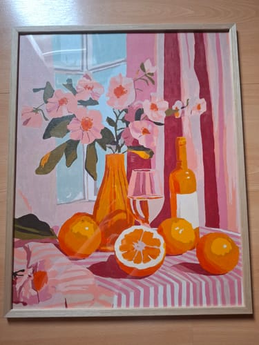 Foto van een schilder van Schilder op Nummers