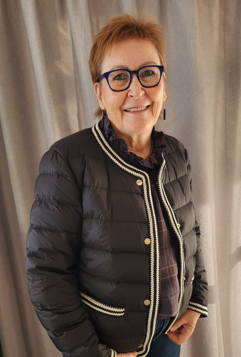 Customer photo review of Fern Puffer Down Jacket - Black