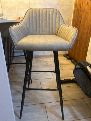Customer photo review of Stelio Bar Stool | Ten Colour Options