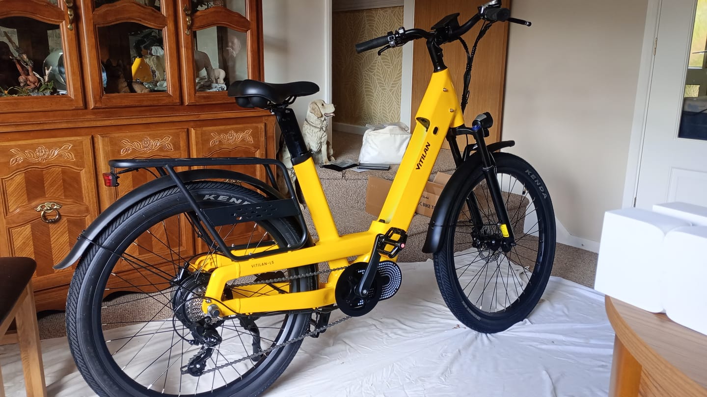 Customer photo review of Vitilan L5 Urban Commuter Electric Bike