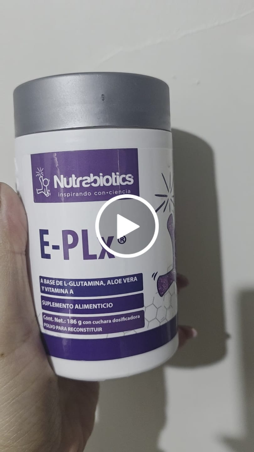 Customer video review of E-PLx - Glutamina - Aloe Vera - Vitamina A - Nutrabiotics