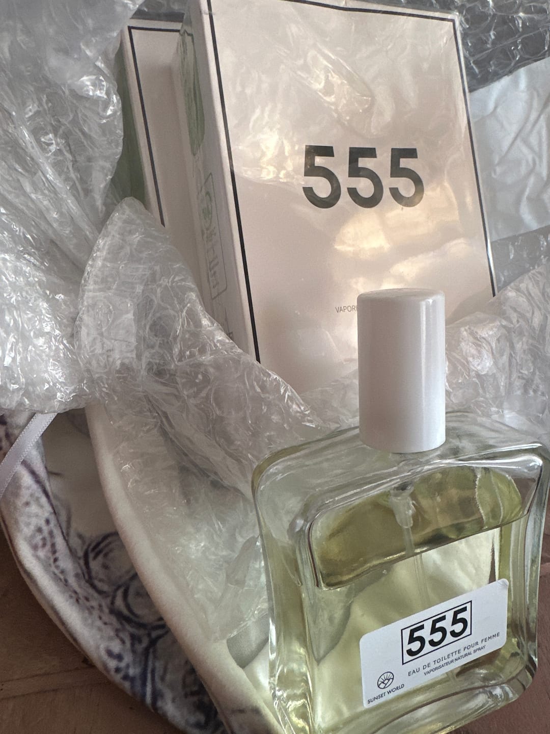 Customer photo review of SUNSET WORLD® "555" PROFUMO DONNA 100ML
