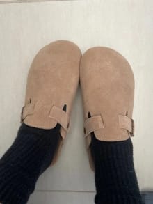 Customer photo review of Mule Confort Suede - Breya