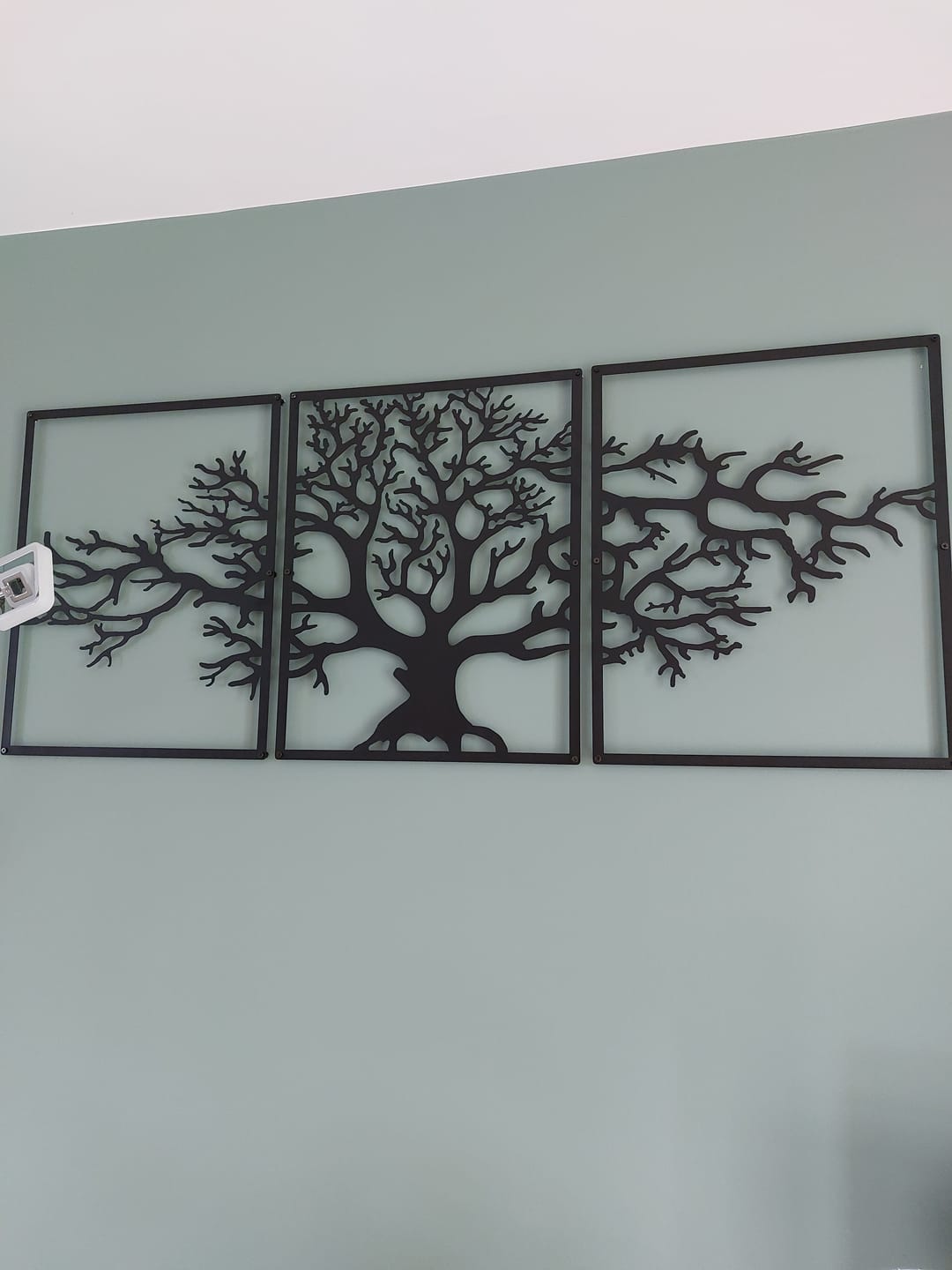 Customer photo review of Décoration murale en métal noir - Arbre de vie Africain