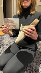 Customer photo review of Mule Confort Suede - Breya