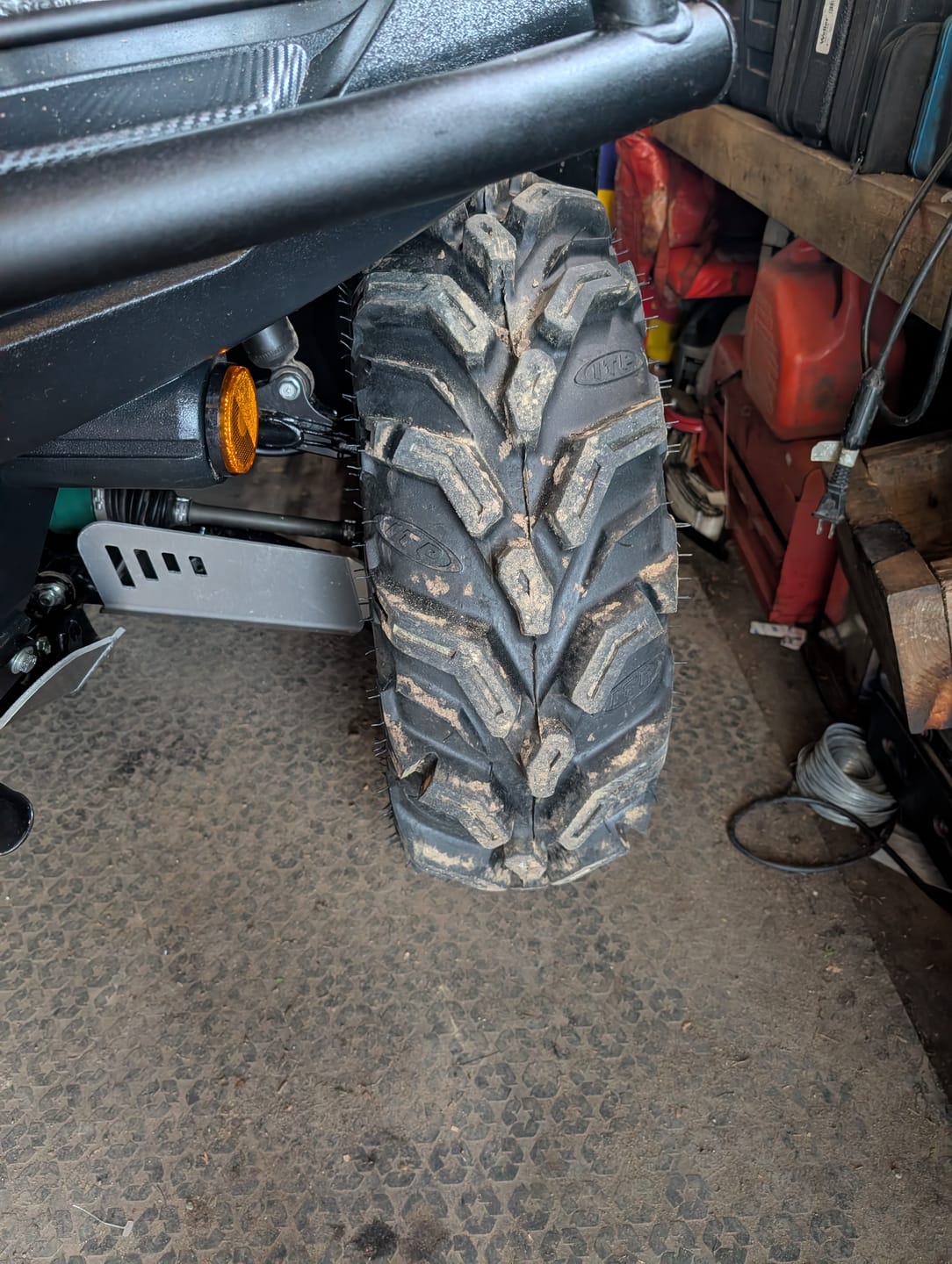 Customer photo review of A-arm & CV Boot Guard Kit — Suzuki KingQuad 450/500/700/750 (2005—24)