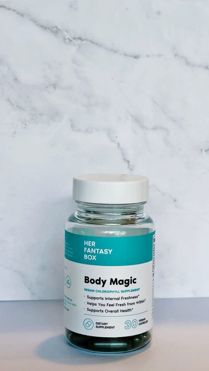 Customer photo review of Body Magic Chlorophyll Pill - For Body Odor, Detox & Skin