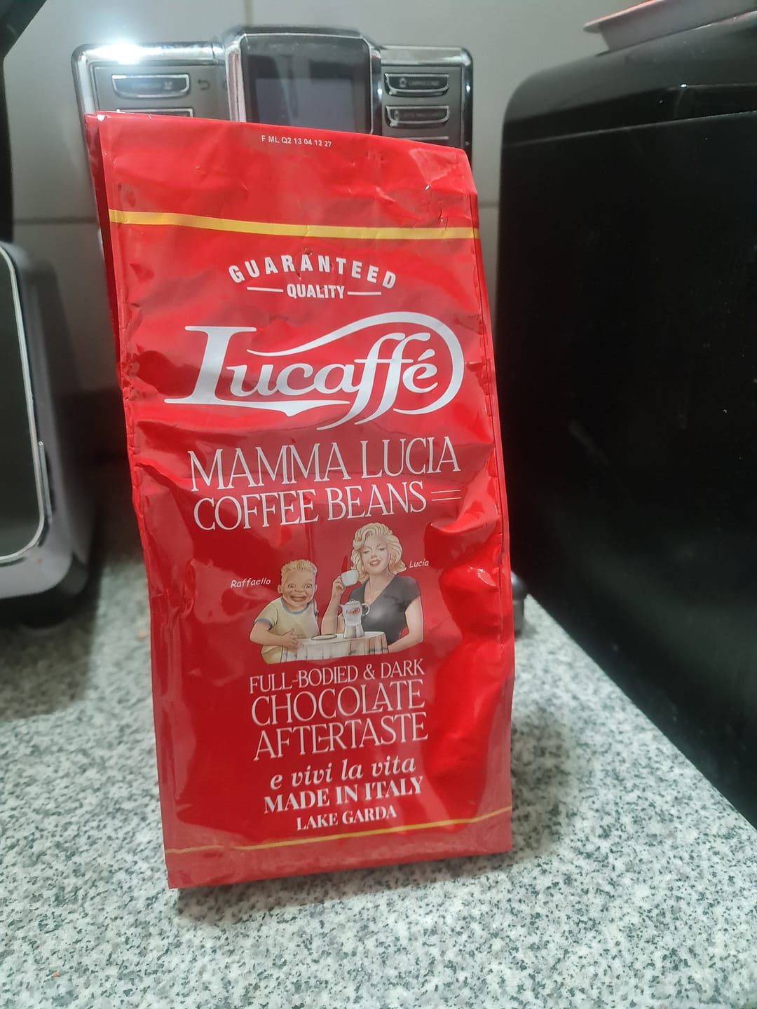 Customer photo review of Lucaffe Mamma Lucia 1 kg Grano Entero