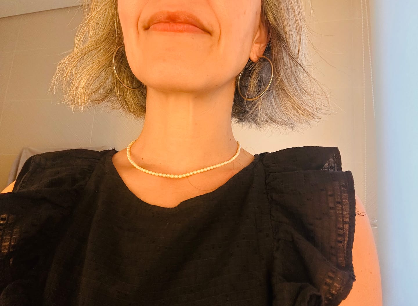 Customer photo review of Collar Perlífero