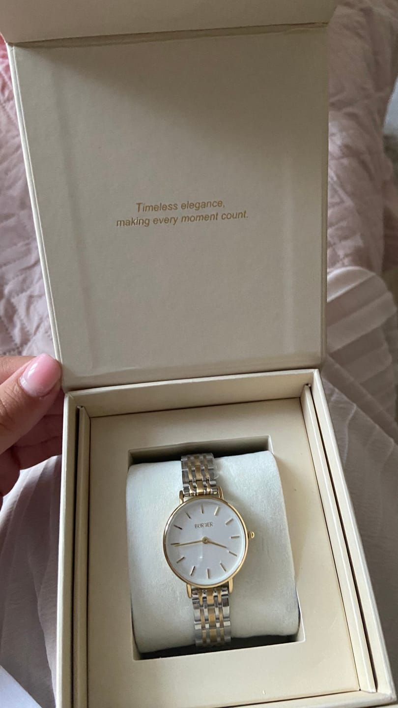 Customer photo review of Ruby Petite Gold Silver