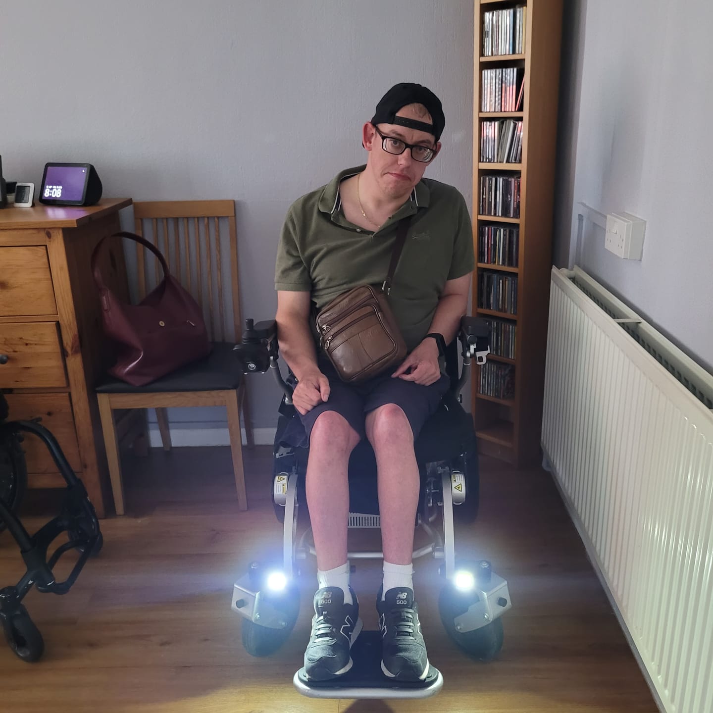 Customer photo review of LED Safety Lights for Electric Wheelchair