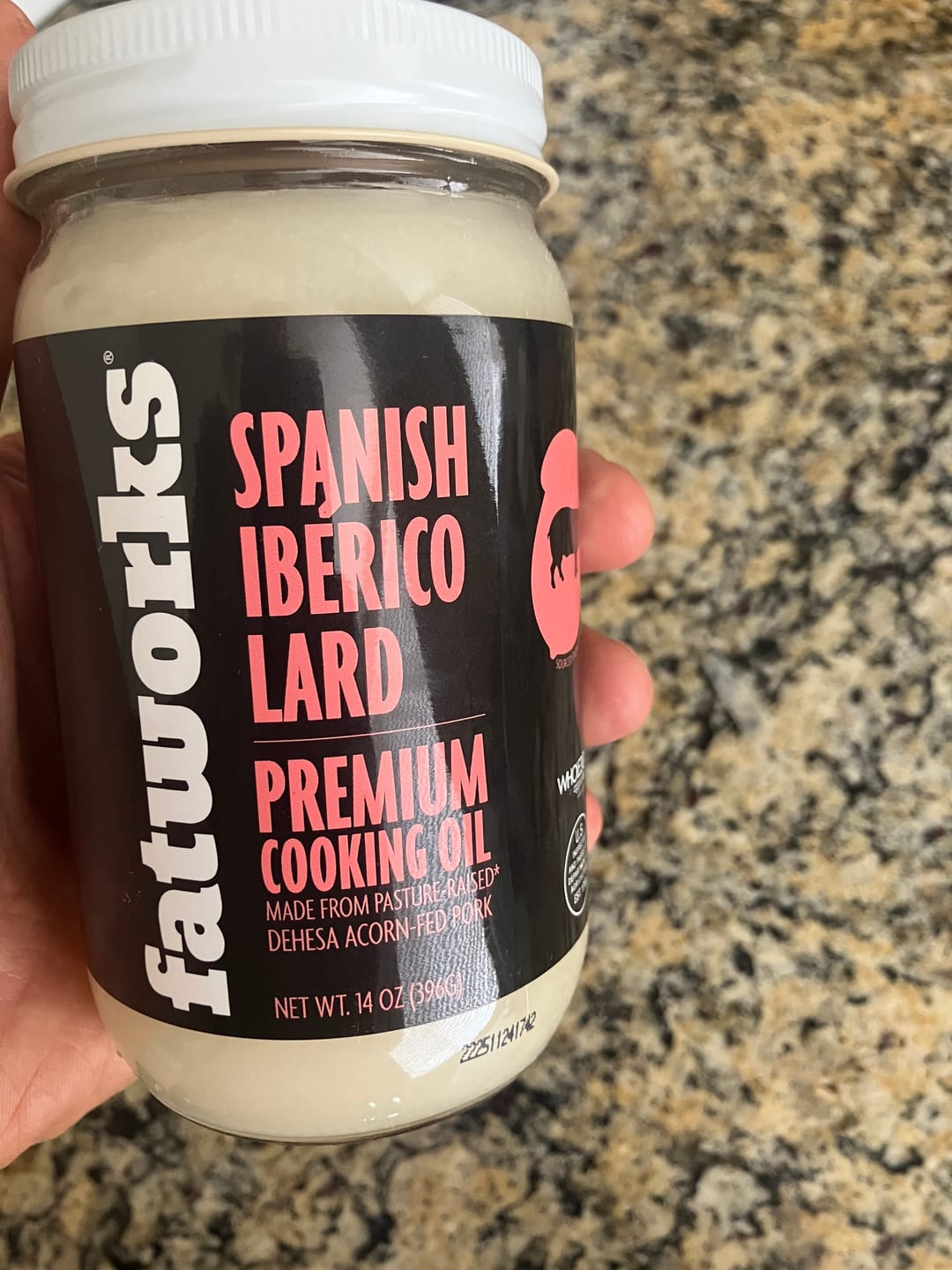 Customer photo review of Dehesa Pasture Raised Spanish Iberico Lard 14 oz