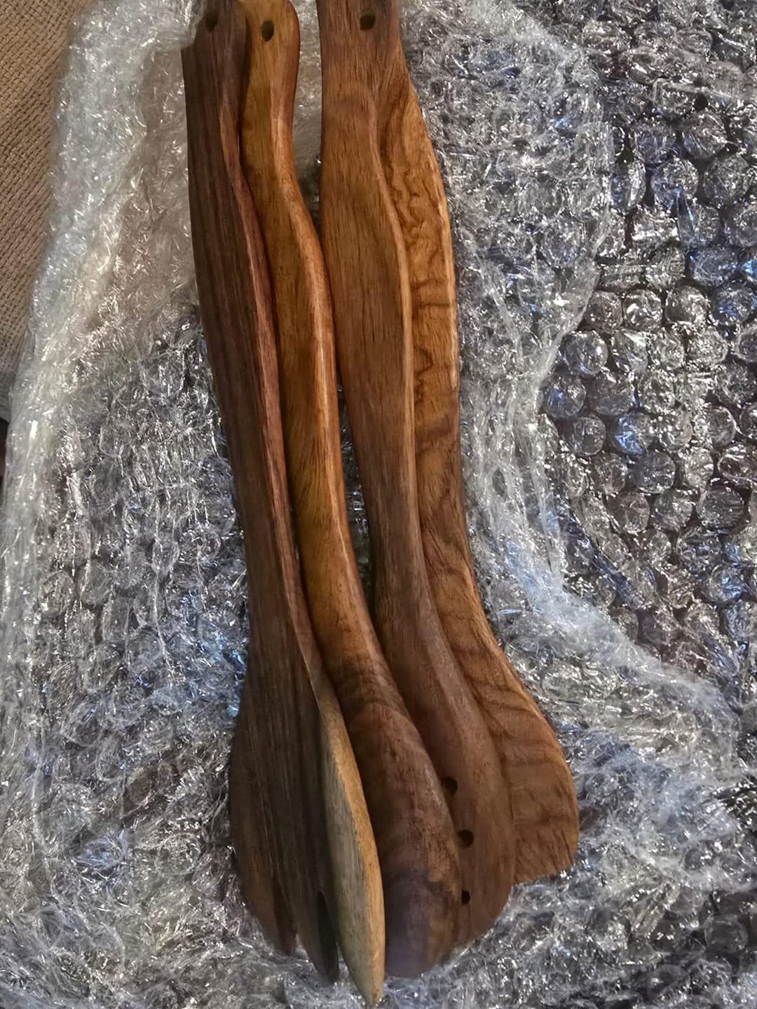Customer photo review of Wooden Cooking Spoons