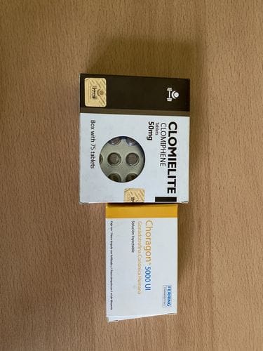 Customer photo review of Paquete Post-ciclo para principiantes o intermedios | Gonadotropina (HCG), & Clomifeno