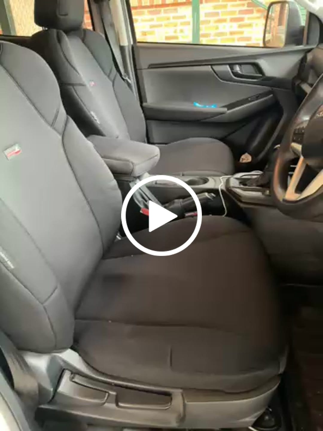 Customer video review of Sharkskin Front Seat Covers for Isuzu D-Max (July/2020-ON)