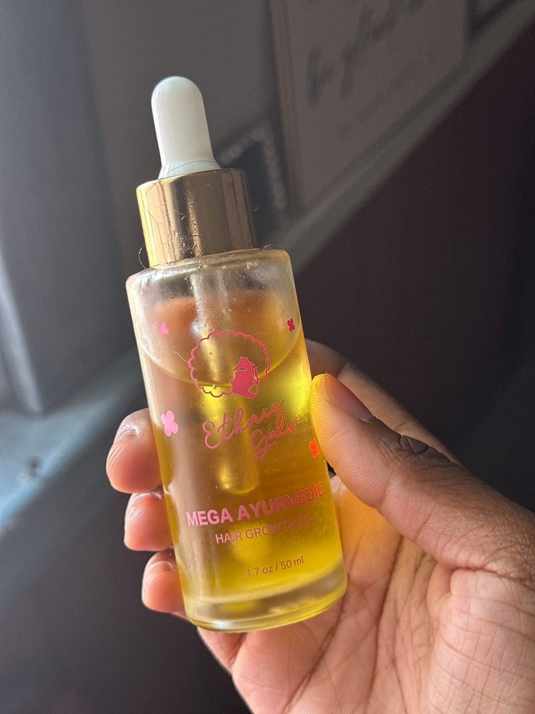 Customer photo review of Hair Oil Mega Ayurvedic Growth