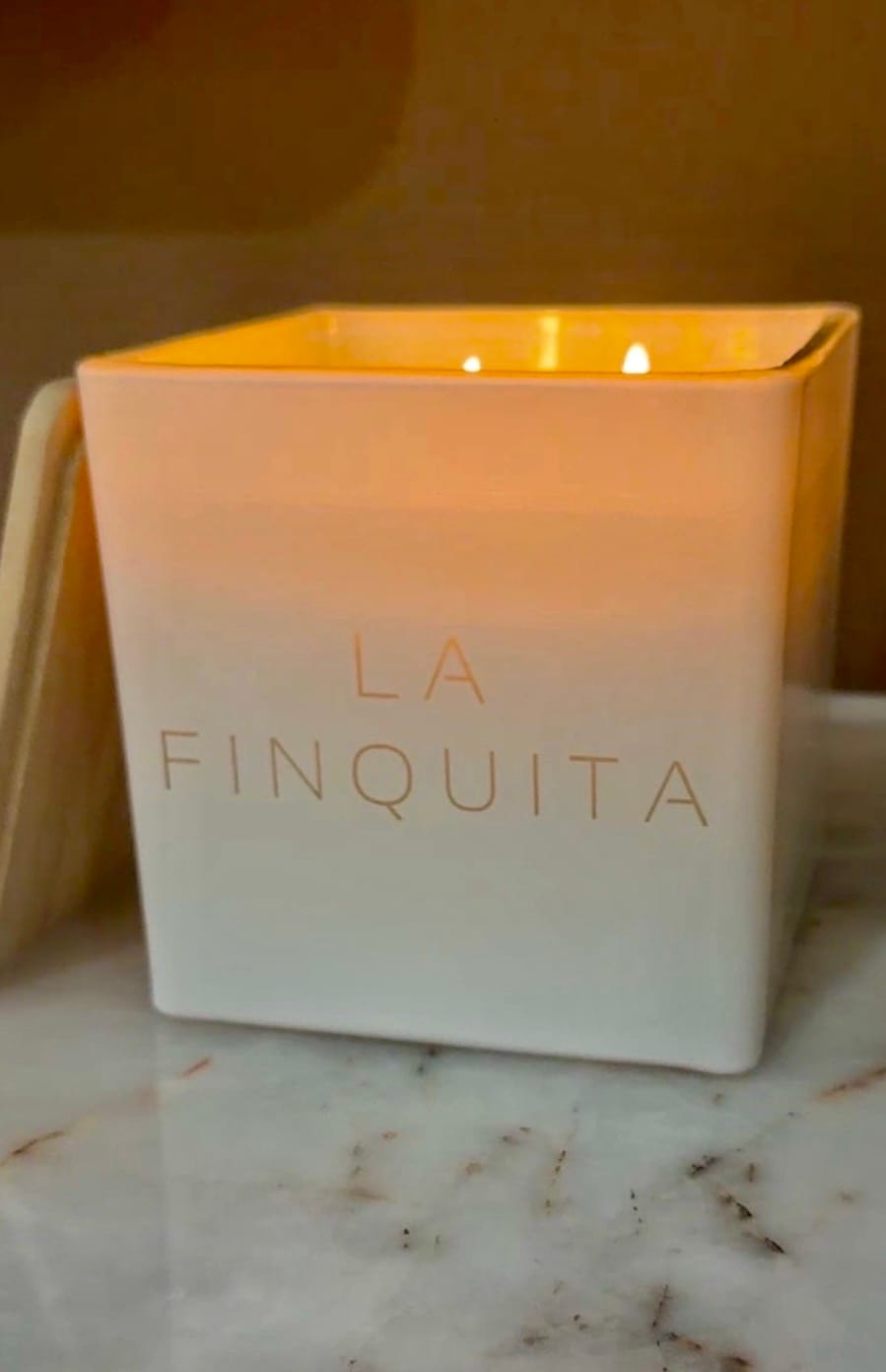 Customer photo review of ENGRAVE YOUR NAME CANDLE